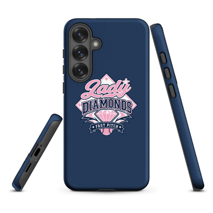 Tough Case for Samsung® | Lady Diamonds | Emblem Logo