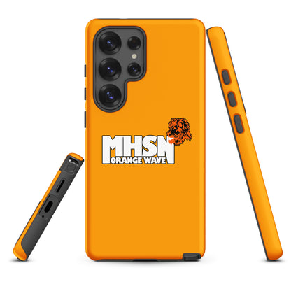 Tough Case for Samsung® | Orange Wave Marching Band | Crest Logo