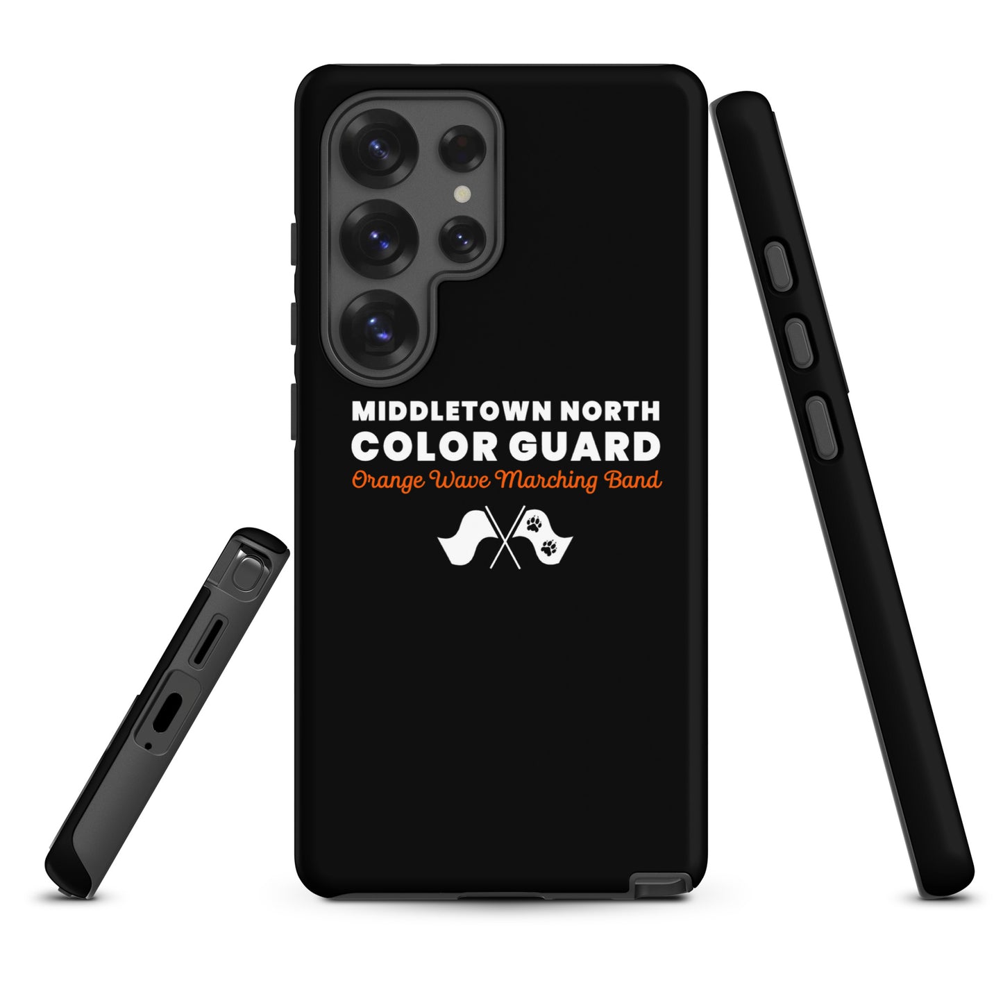 Tough Case for Samsung® | Orange Wave Marching Band | Modern Script Logo