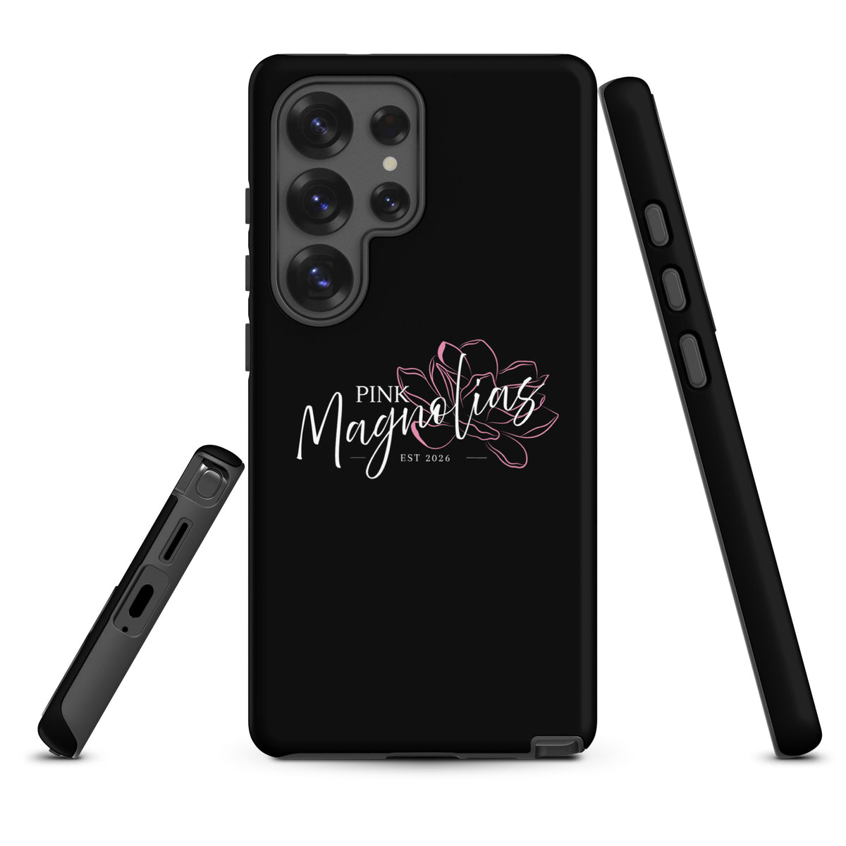 Tough Case for Samsung® | Pink Magnolias Dance | Modern Script Logo