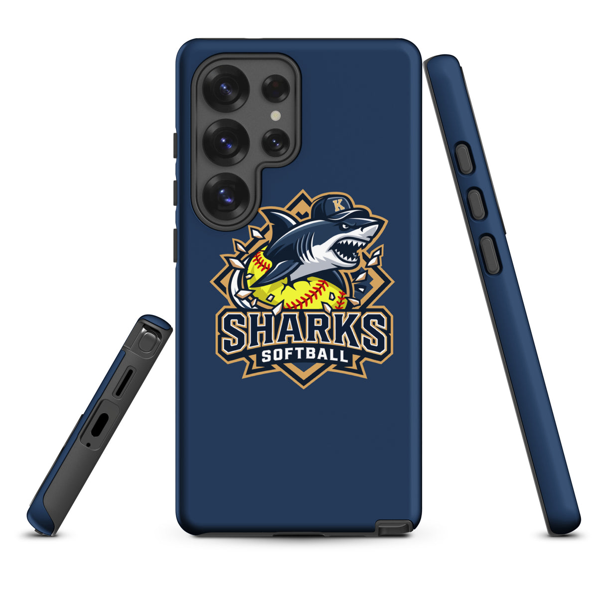Tough Case for Samsung® | Sharks Diamond Sports | Crest Logo