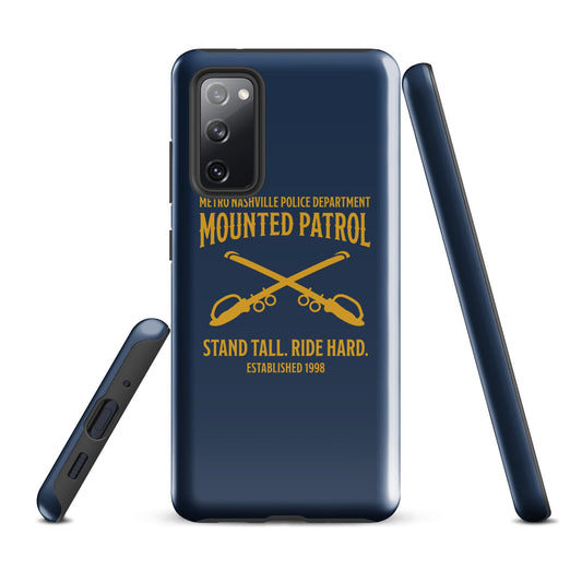 Tough Case for Samsung® | Metro Nashville Police Department Horse Mounted Patrol | Stand Tall Logo