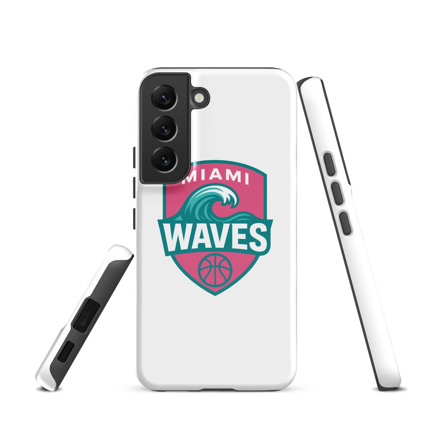 Tough Case for Samsung® | Miami Waves | Shield Logo