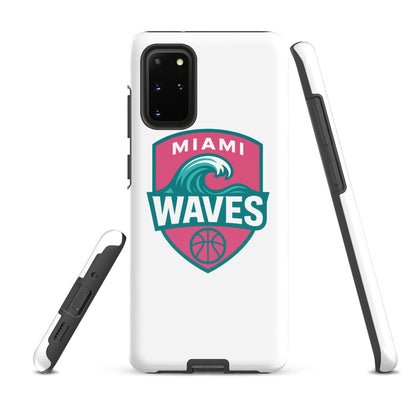Tough Case for Samsung® | Miami Waves | Shield Logo