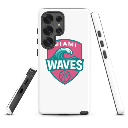 Tough Case for Samsung® | Miami Waves | Shield Logo