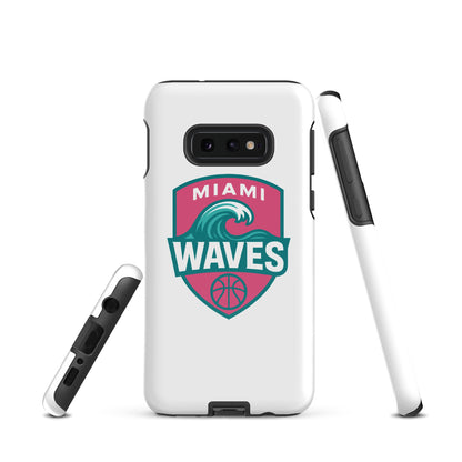 Tough Case for Samsung® | Miami Waves | Shield Logo