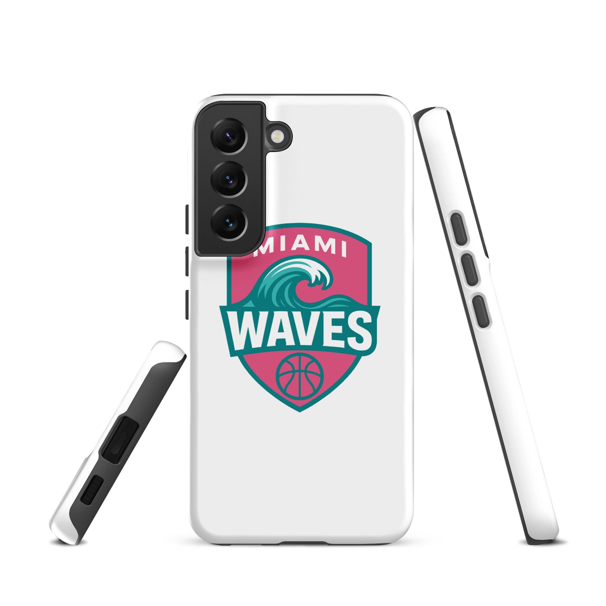 Tough Case for Samsung® | Miami Waves | Shield Logo