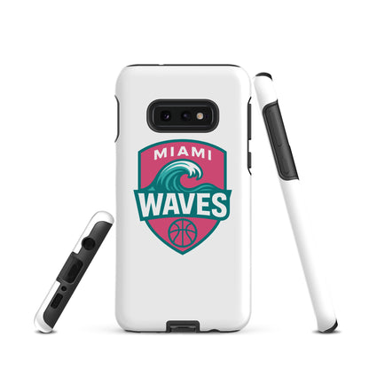 Tough Case for Samsung® | Miami Waves | Shield Logo