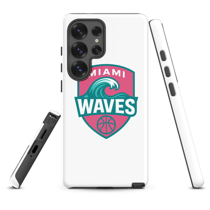 Tough Case for Samsung® | Miami Waves | Shield Logo