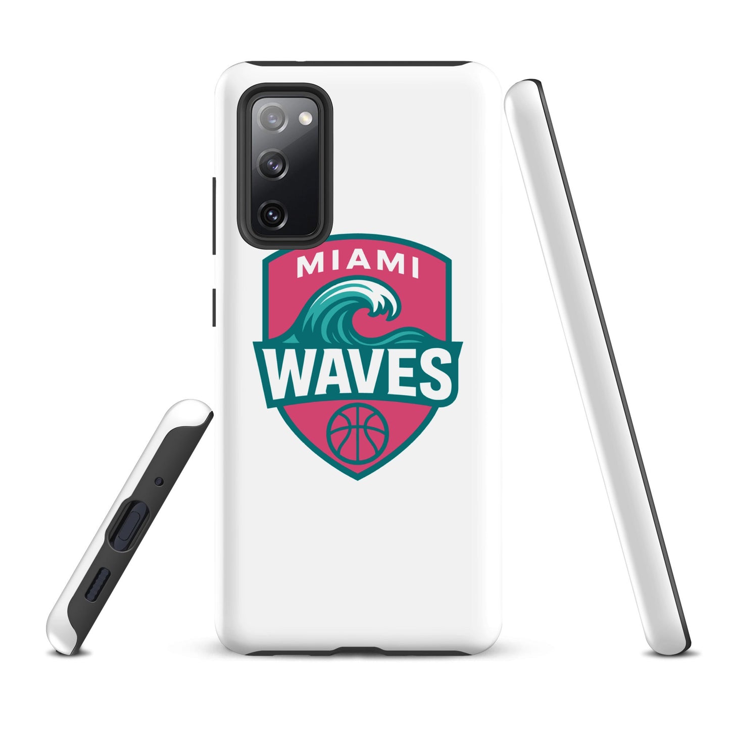 Tough Case for Samsung® | Miami Waves | Shield Logo