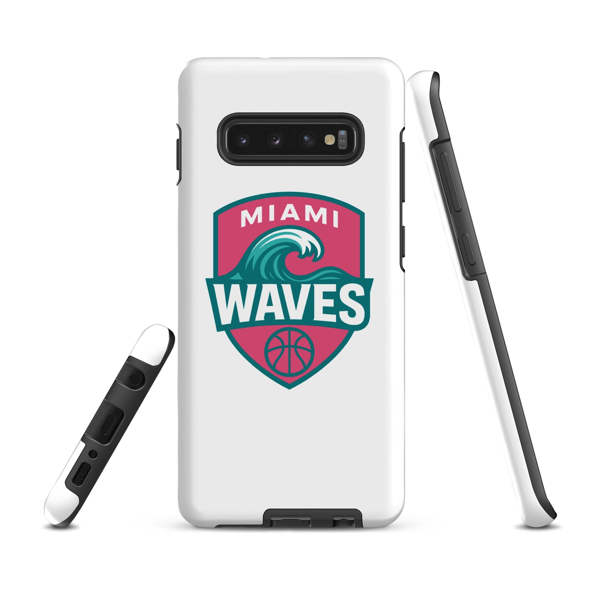 Tough Case for Samsung® | Miami Waves | Shield Logo