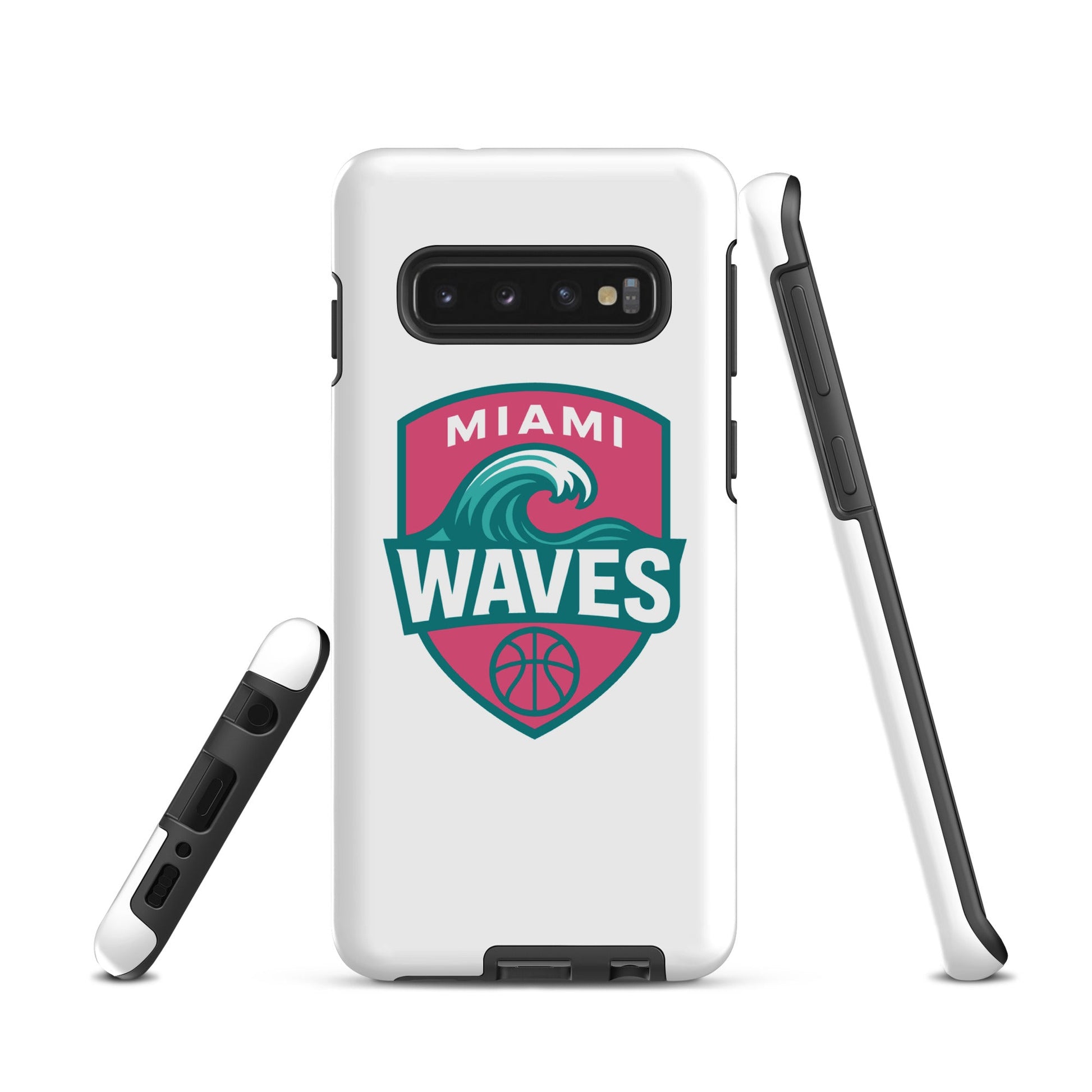 Tough Case for Samsung® | Miami Waves | Shield Logo