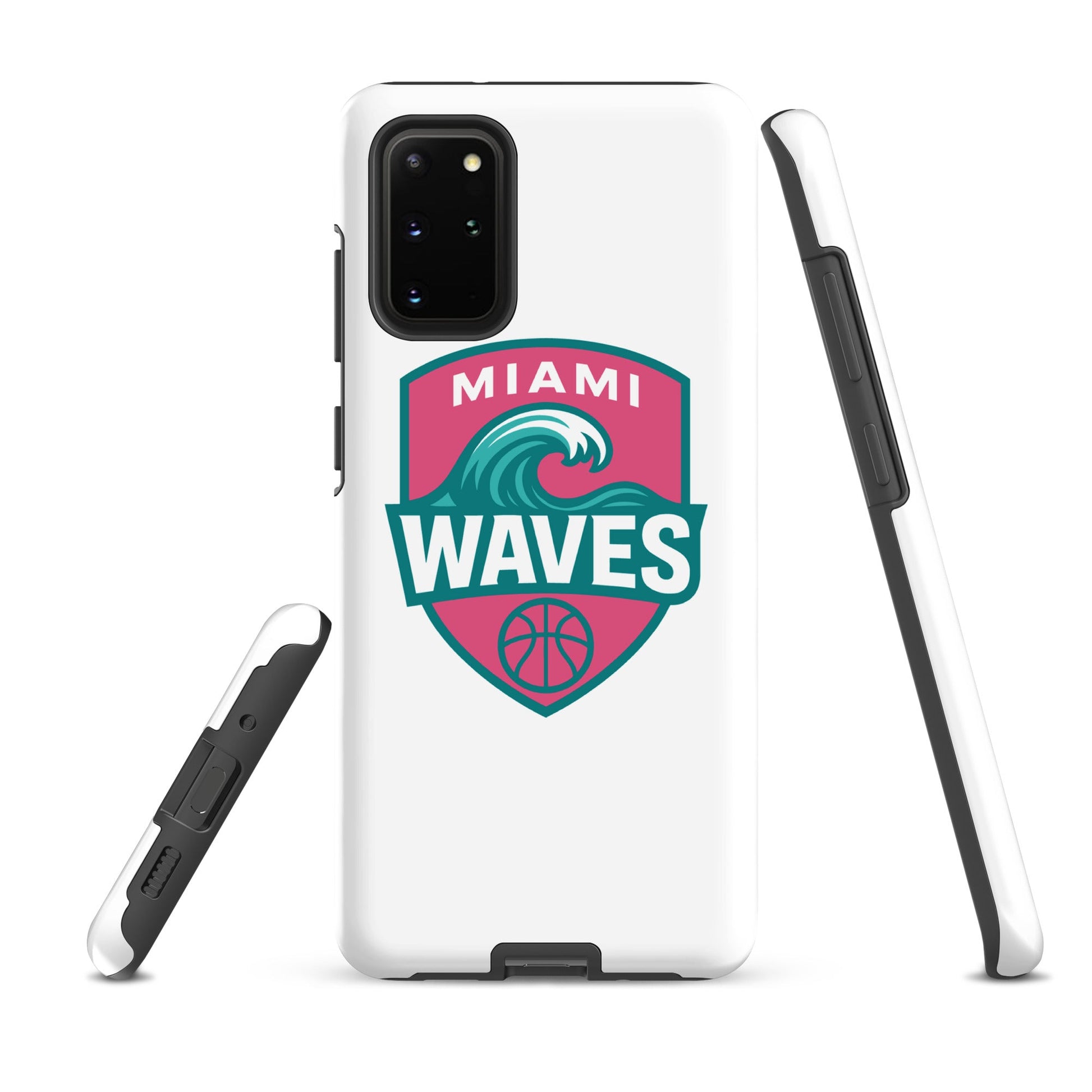 Tough Case for Samsung® | Miami Waves | Shield Logo