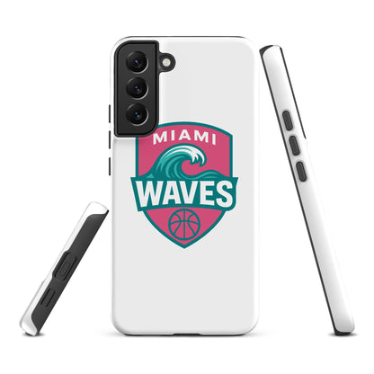 Tough Case for Samsung® | Miami Waves | Shield Logo
