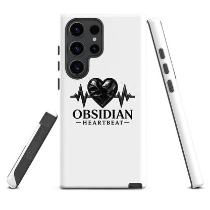 Tough Case for Samsung® | Obsidian Heartbeat | Pulse Athletics Logo
