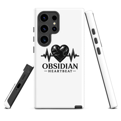 Tough Case for Samsung® | Obsidian Heartbeat | Pulse Athletics Logo
