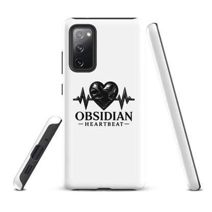 Tough Case for Samsung® | Obsidian Heartbeat | Pulse Athletics Logo