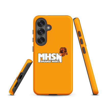Tough Case for Samsung® | Orange Wave Marching Band | Crest Logo