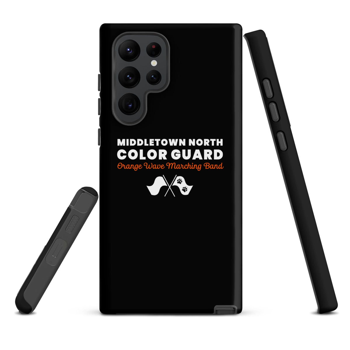 Tough Case for Samsung® | Orange Wave Marching Band | Modern Script Logo