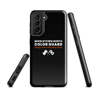 Tough Case for Samsung® | Orange Wave Marching Band | Modern Script Logo
