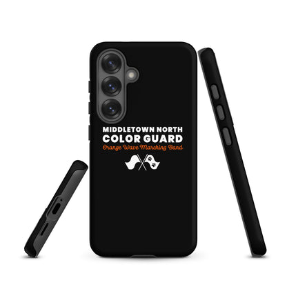 Tough Case for Samsung® | Orange Wave Marching Band | Modern Script Logo