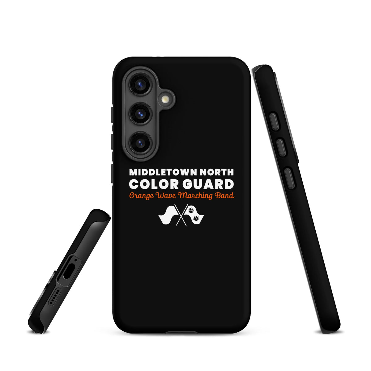Tough Case for Samsung® | Orange Wave Marching Band | Modern Script Logo