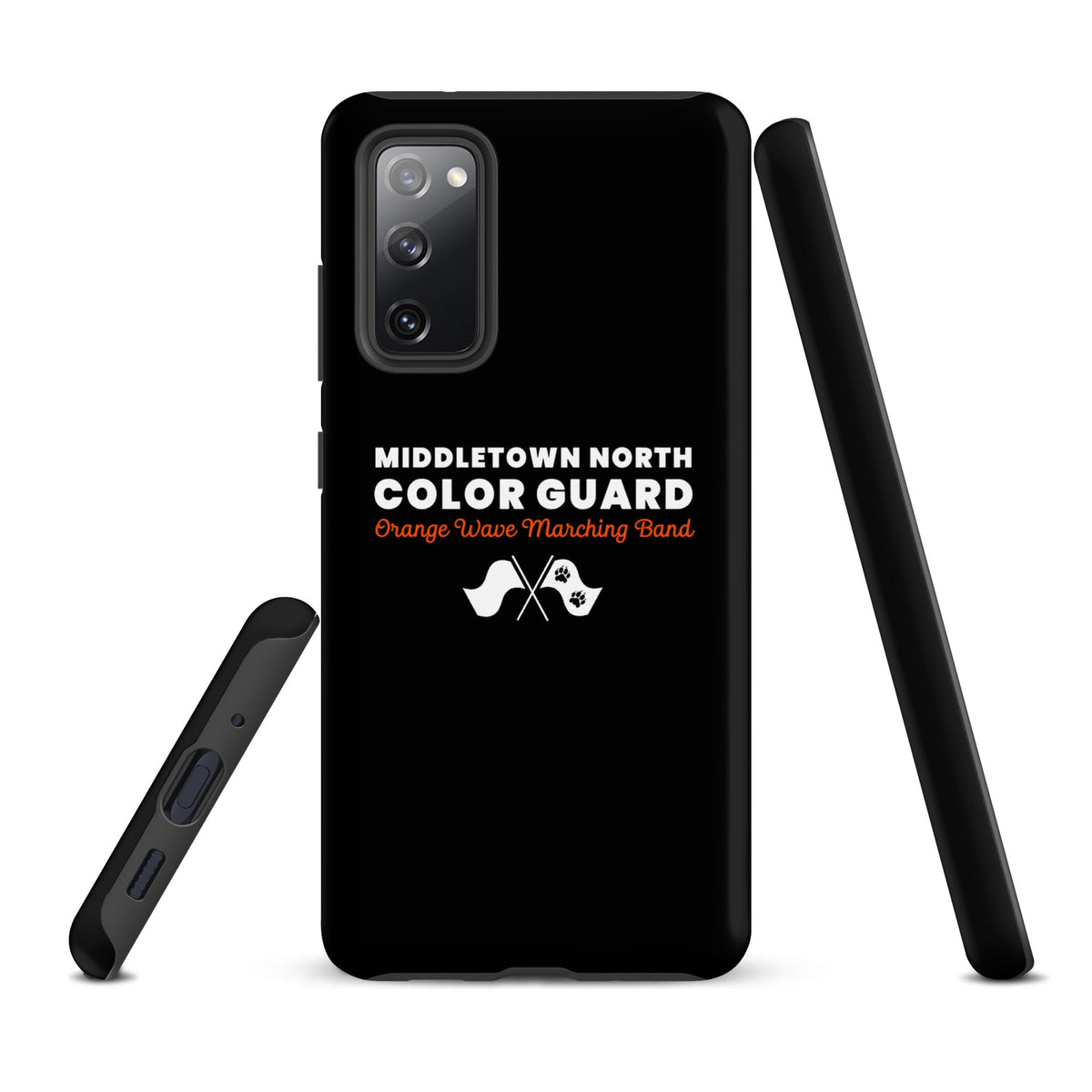 Tough Case for Samsung® | Orange Wave Marching Band | Modern Script Logo