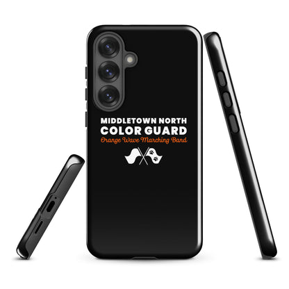 Tough Case for Samsung® | Orange Wave Marching Band | Modern Script Logo