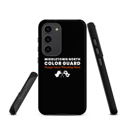 Tough Case for Samsung® | Orange Wave Marching Band | Modern Script Logo