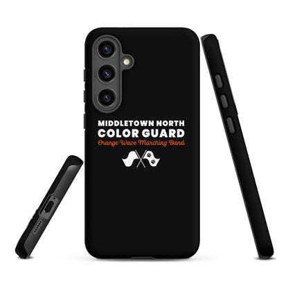 Tough Case for Samsung® | Orange Wave Marching Band | Modern Script Logo