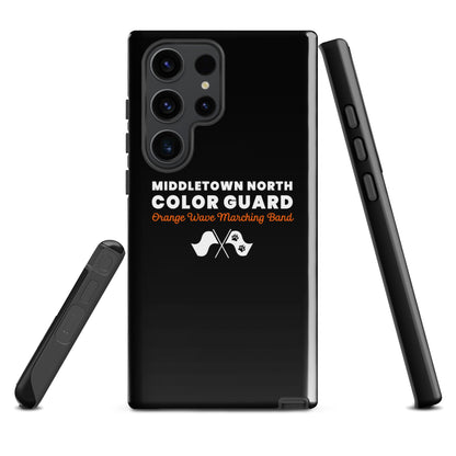 Tough Case for Samsung® | Orange Wave Marching Band | Modern Script Logo