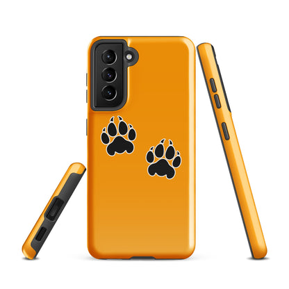 Tough Case for Samsung® | Orange Wave Marching Band | Paw Mark Logo