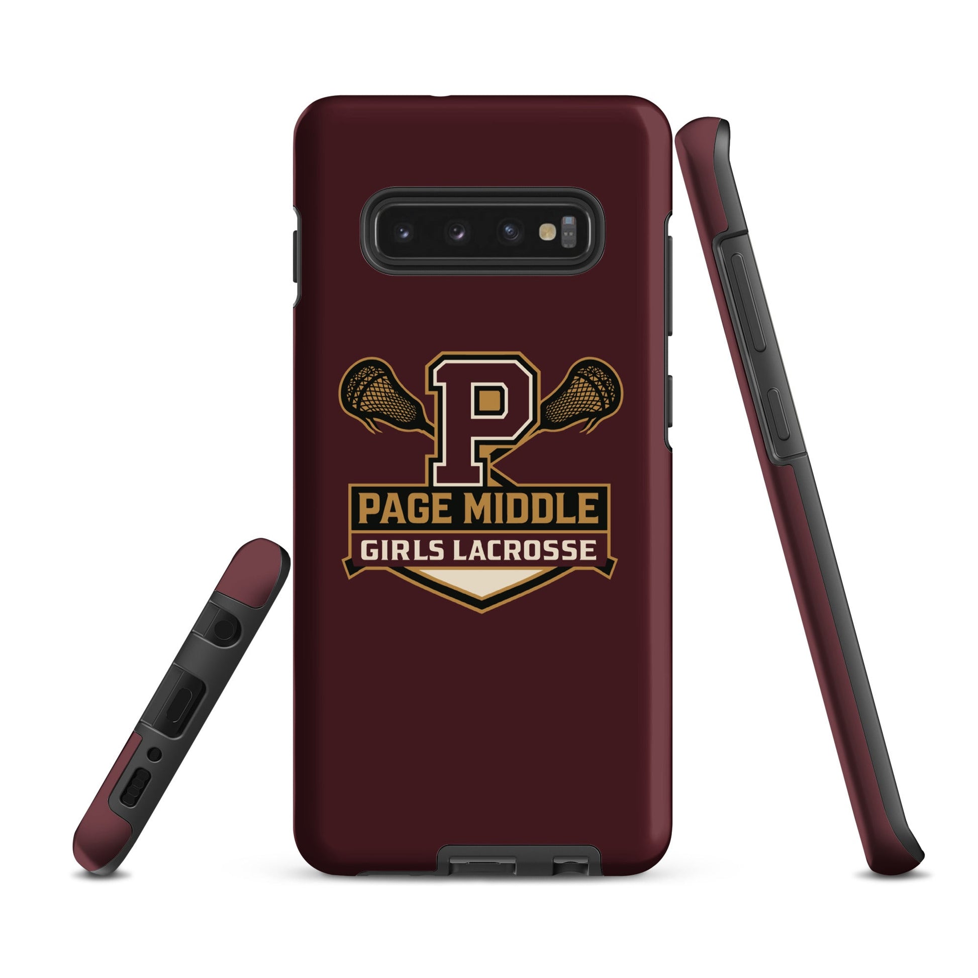 Tough Case for Samsung® | Page Middle Girls Lacrosse | Block P Logo