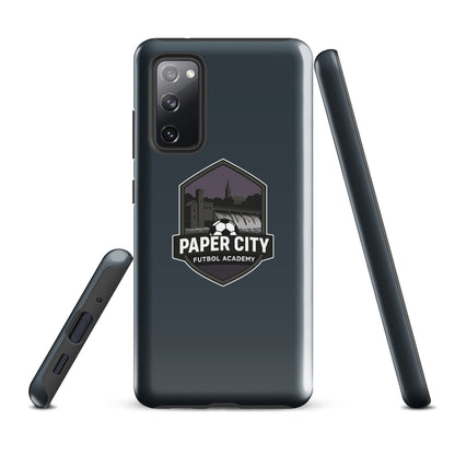Tough Case for Samsung® | Paper City Futbol Academy | Vanguard Shield Logo