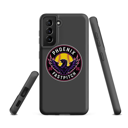Tough Case for Samsung® | Phoenix Fastpitch | Badge Logo