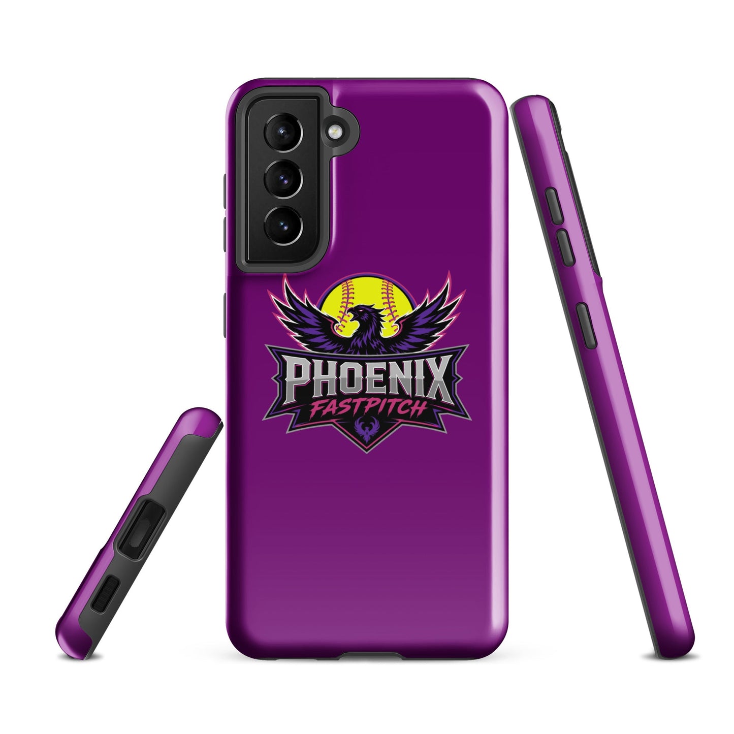Tough Case for Samsung® | Phoenix Fastpitch | Emblem Logo
