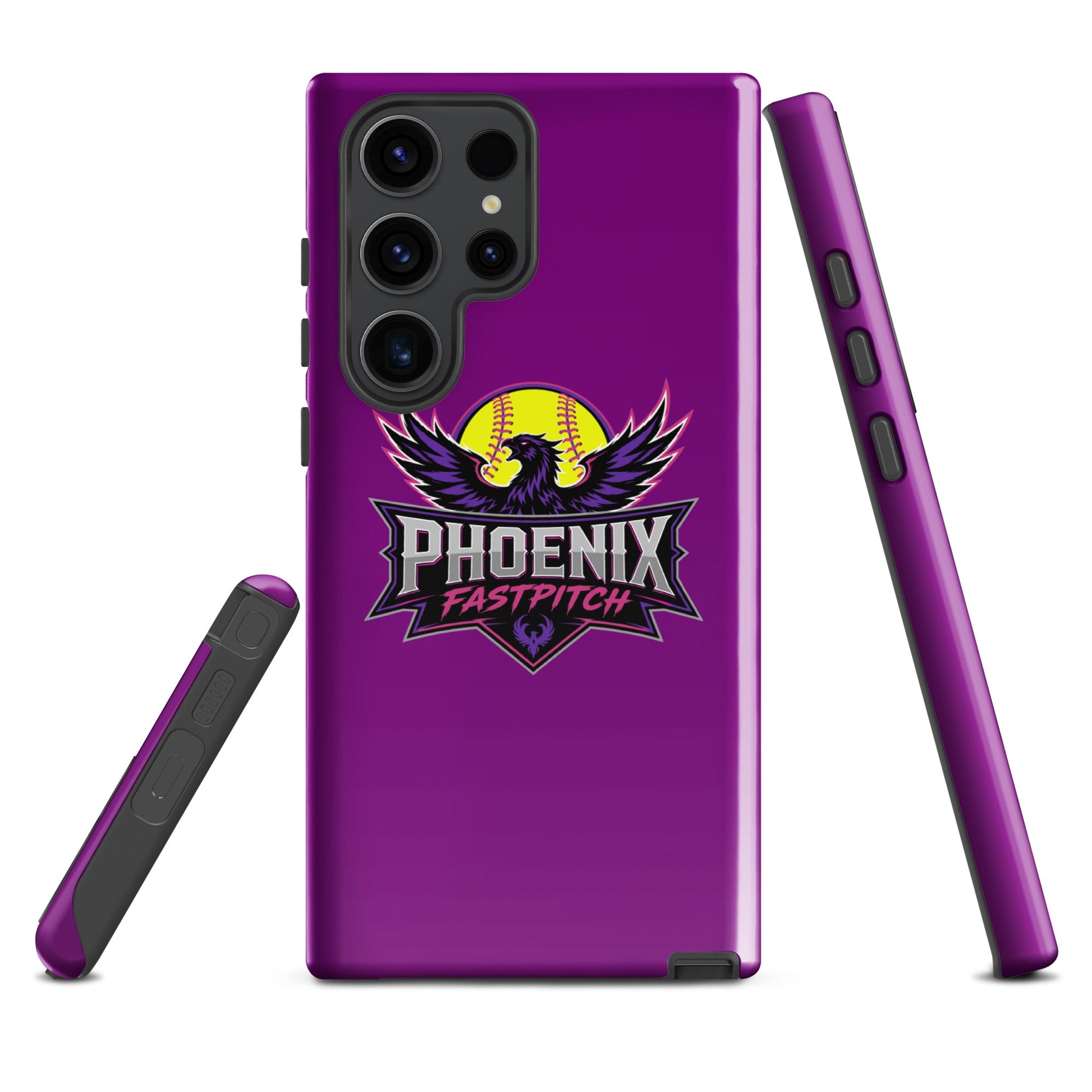 Tough Case for Samsung® | Phoenix Fastpitch | Emblem Logo
