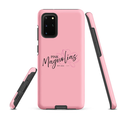 Tough Case for Samsung® | Pink Magnolias Dance | Lettermark Logo