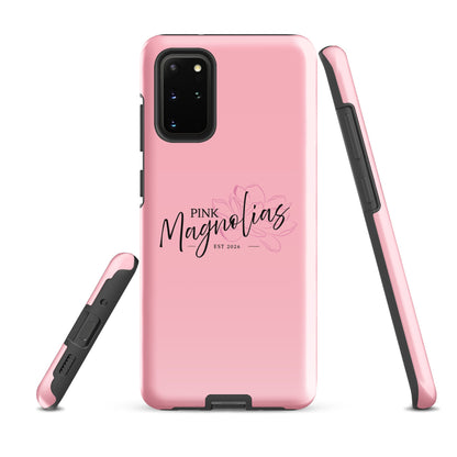Tough Case for Samsung® | Pink Magnolias Dance | Lettermark Logo