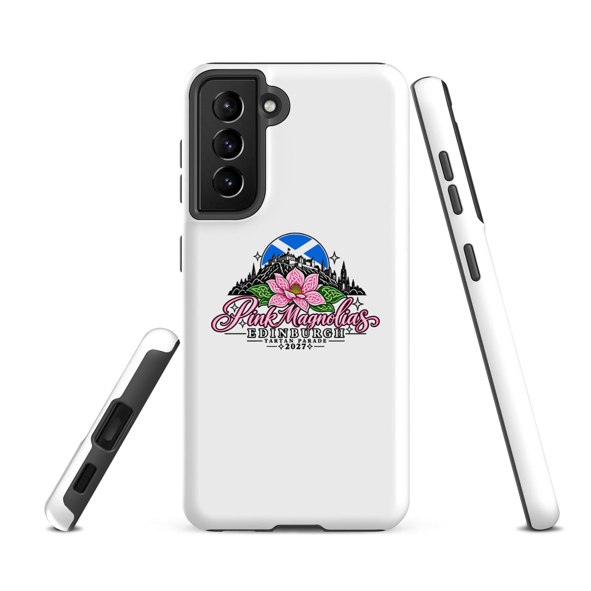 Tough Case for Samsung® | Pink Magnolias Dance | Vanguard Logo