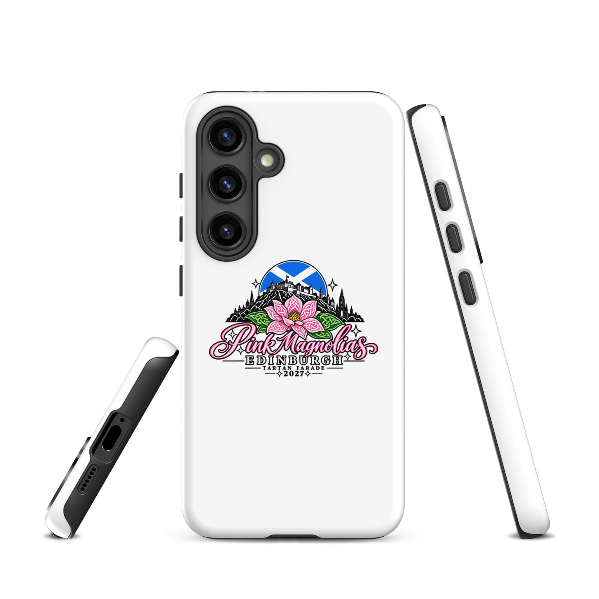 Tough Case for Samsung® | Pink Magnolias Dance | Vanguard Logo