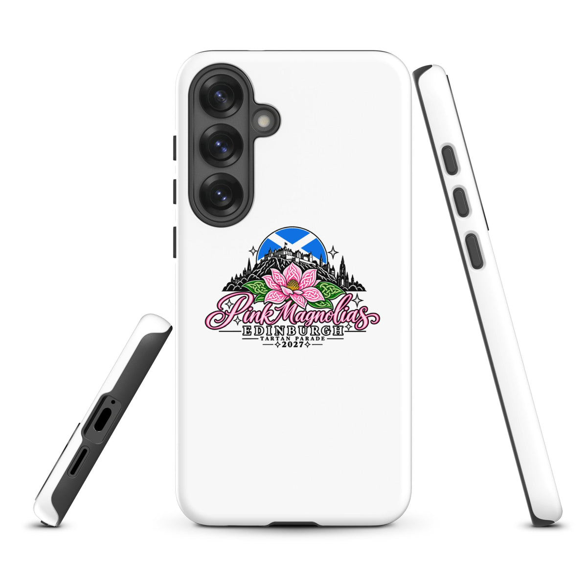 Tough Case for Samsung® | Pink Magnolias Dance | Vanguard Logo