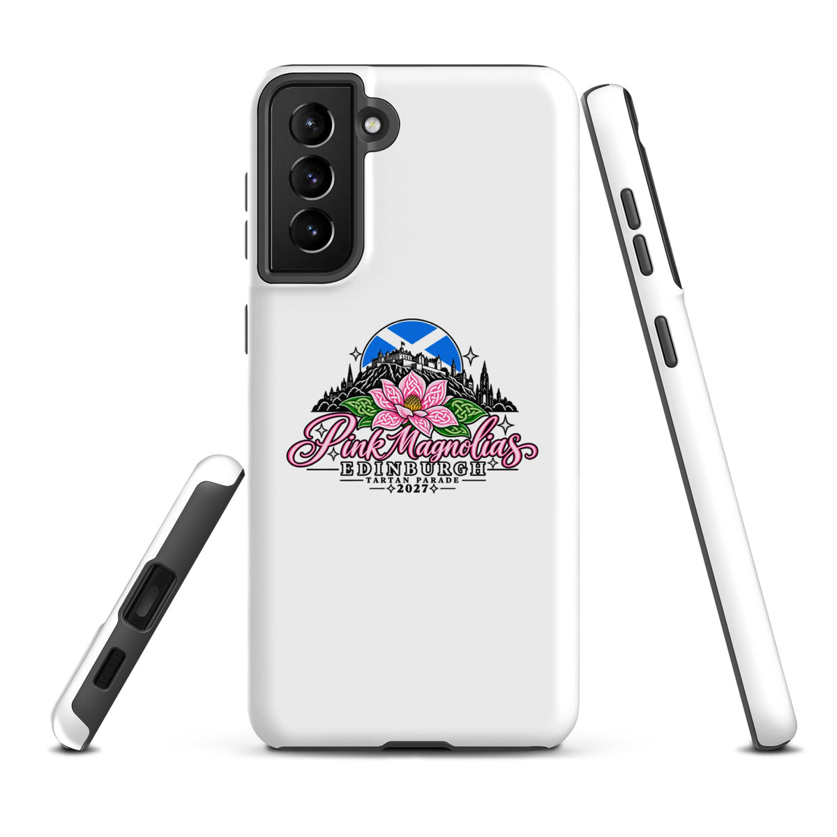 Tough Case for Samsung® | Pink Magnolias Dance | Vanguard Logo