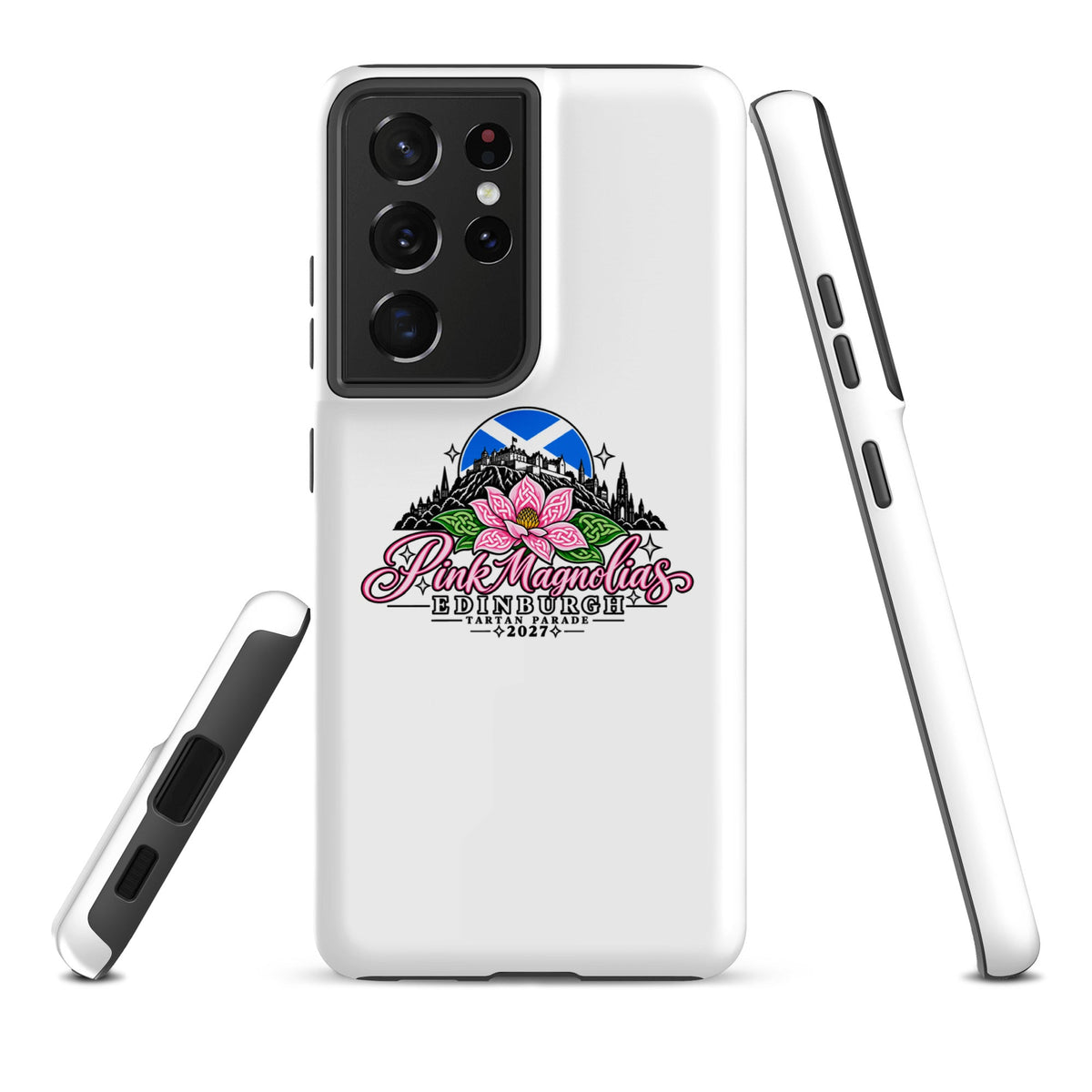 Tough Case for Samsung® | Pink Magnolias Dance | Vanguard Logo