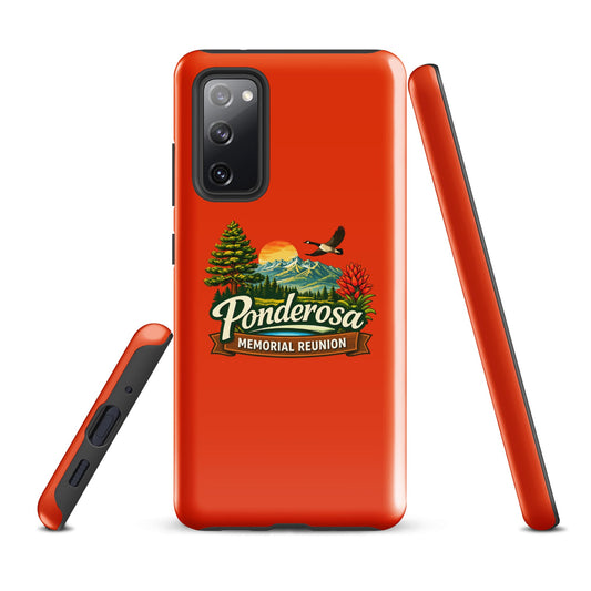 Tough Case for Samsung® | Ponderosa Reunion | Painted Mountain Crest Logo
