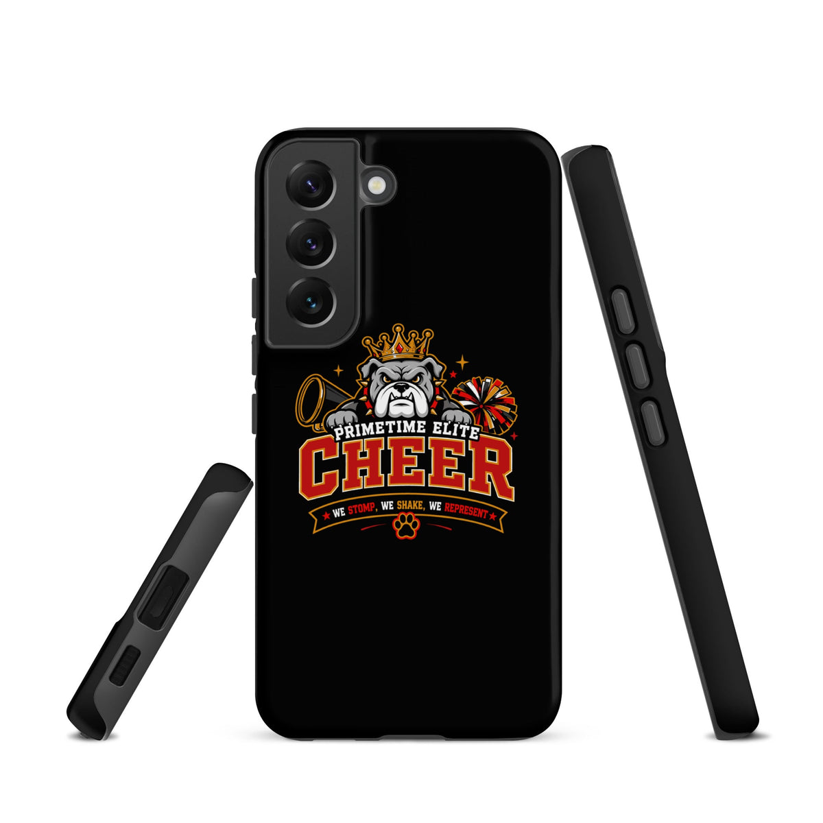 Tough Case for Samsung® | PTE Bulldog Cheer | Crest Logo