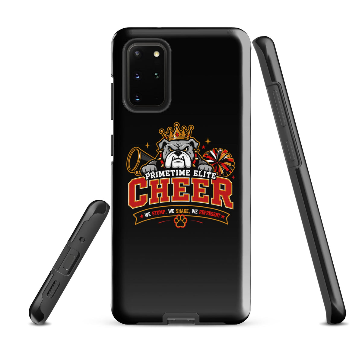 Tough Case for Samsung® | PTE Bulldog Cheer | Crest Logo