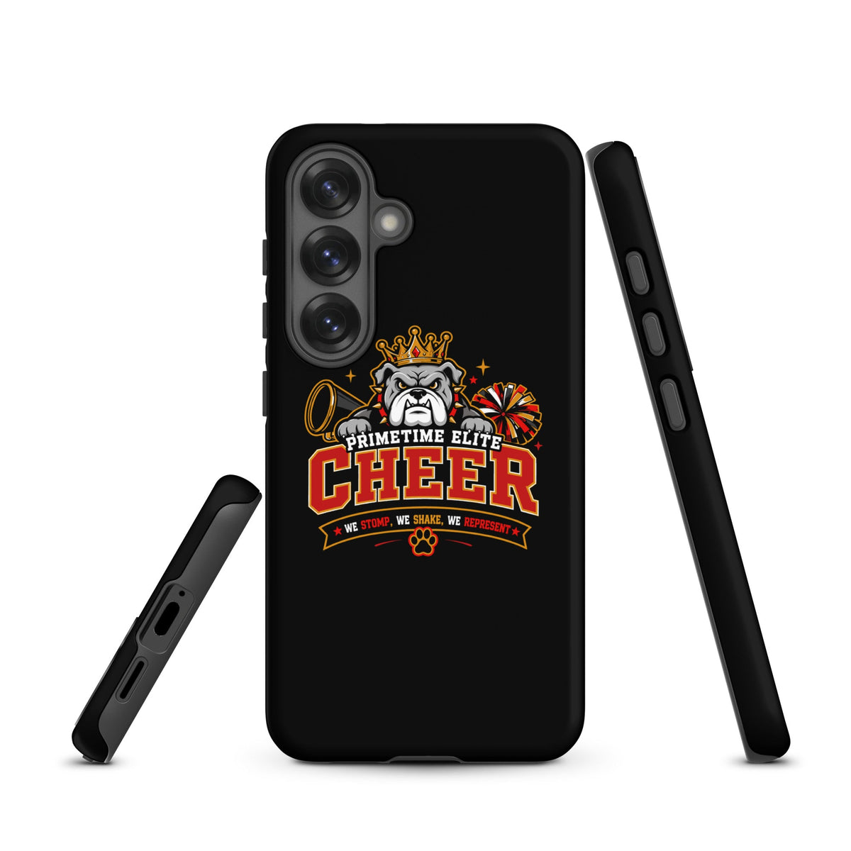 Tough Case for Samsung® | PTE Bulldog Cheer | Crest Logo