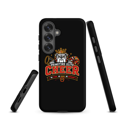 Tough Case for Samsung® | PTE Bulldog Cheer | Crest Logo