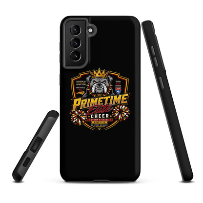 Tough Case for Samsung® | PTE Bulldog Cheer | Shield Logo